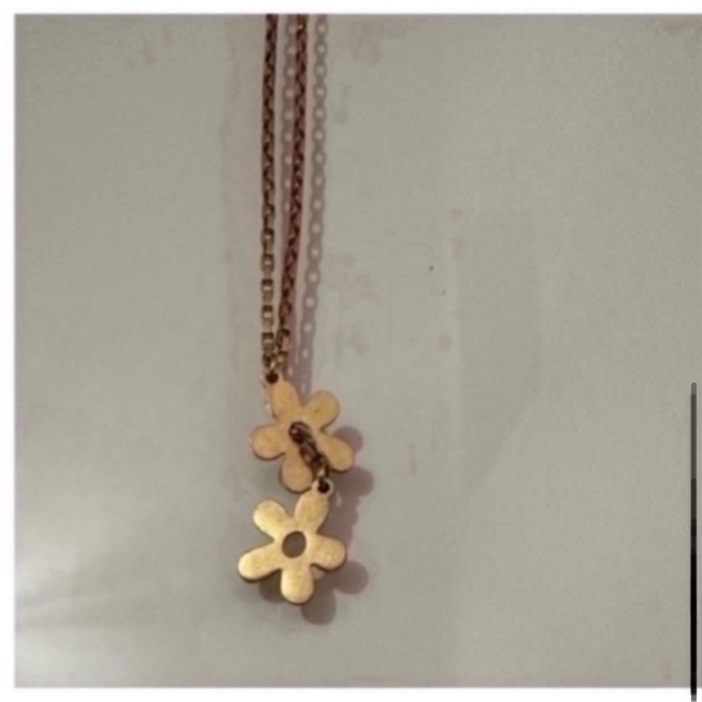 🔥2 FOR $30🔥MADEWELL DAISY LARIAT NECKLACE IN VINTAGE GOLD - Picture 13 of 15